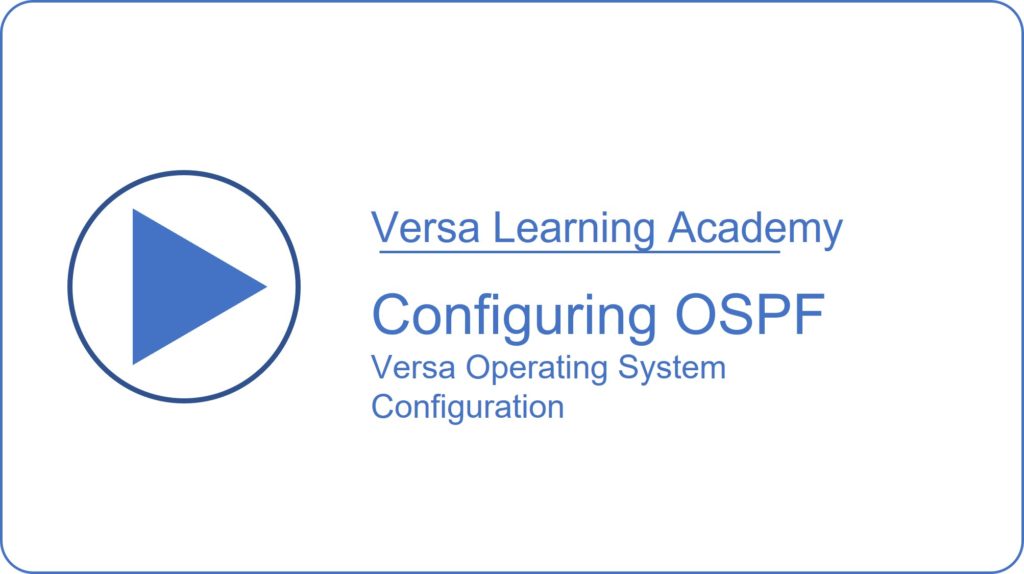 Configuring OSPF