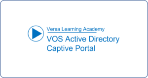 VOS Active Directory Captive Portal