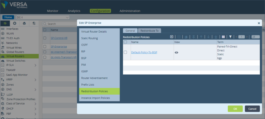 Horizontal Scale-out of Versa SD-WAN Appliance at DC/Hub Site - Academy ...