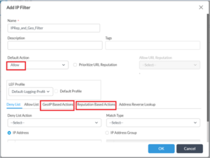Set Ip Reputation Filtering Gui Configure Reputation-Based Security Filtering